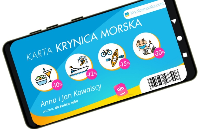 Karta Krynica Morska - oszczędzaj na wakacjach
